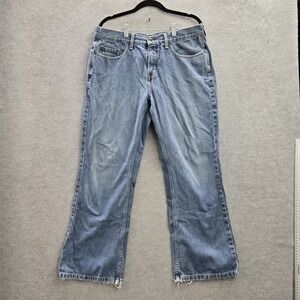 VINTAGE Anchor Blue Men Jeans 34X30 Denim Bootcut Grunge Skater Y2K